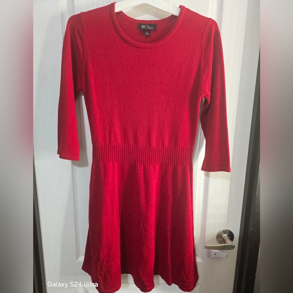 Sweater dress 3/4 sleeve